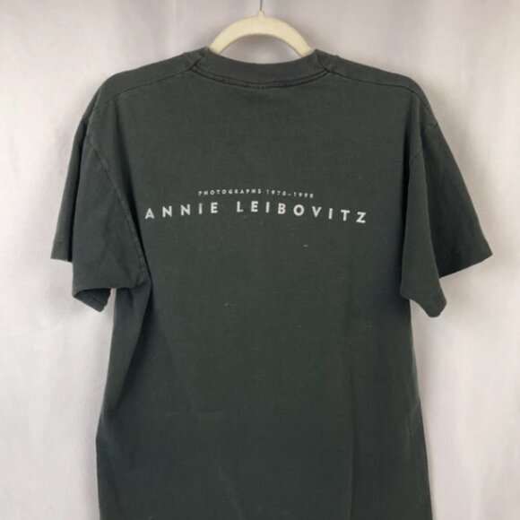 VINTAGE ANNIE LEIBOVITZ KEITH HARING 1992 ART T-SHIRT MENS RARE! - Picture 2 of 5